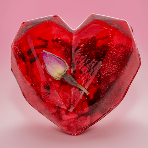 Bombka herbaciana Czerwona Truskawkowe Love Czerwone Serce.png