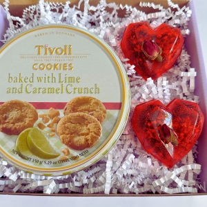 Zestaw 2 Serca Herbacianych z Ciasteczkami Tivoli